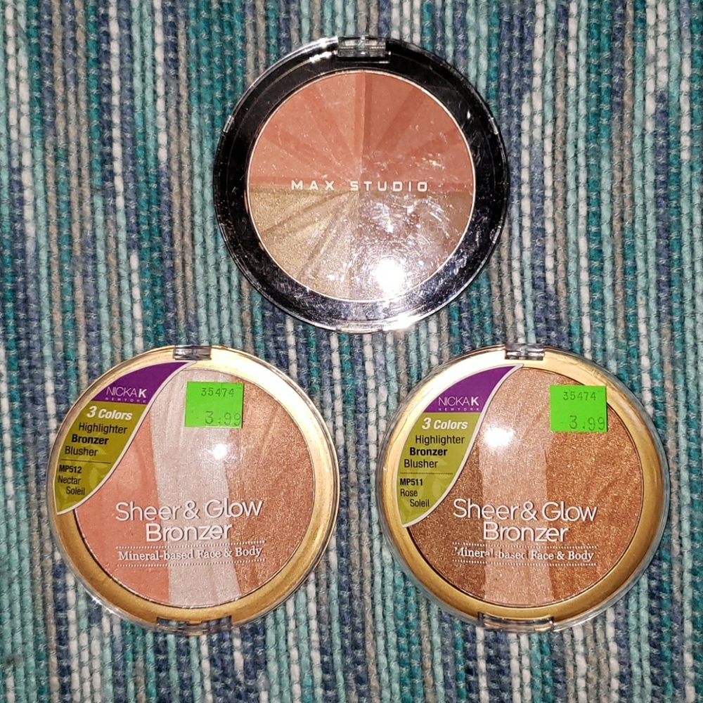 NickaK & Max Studio Sheer Glow Bronzer Compacts